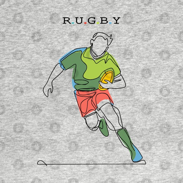 Rugby Sport by Fashioned by You, Created by Me A.zed
